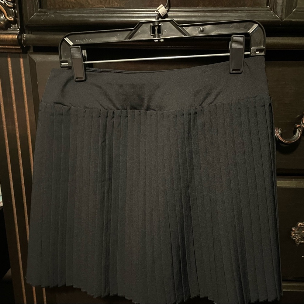 Black Pleated Skirt